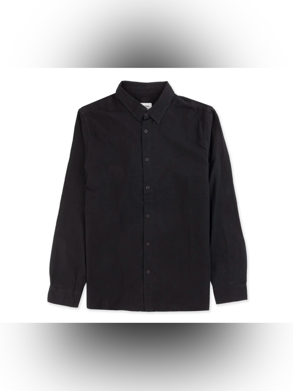 Rhythm Black Long-Sleeve Button-Down Shirt